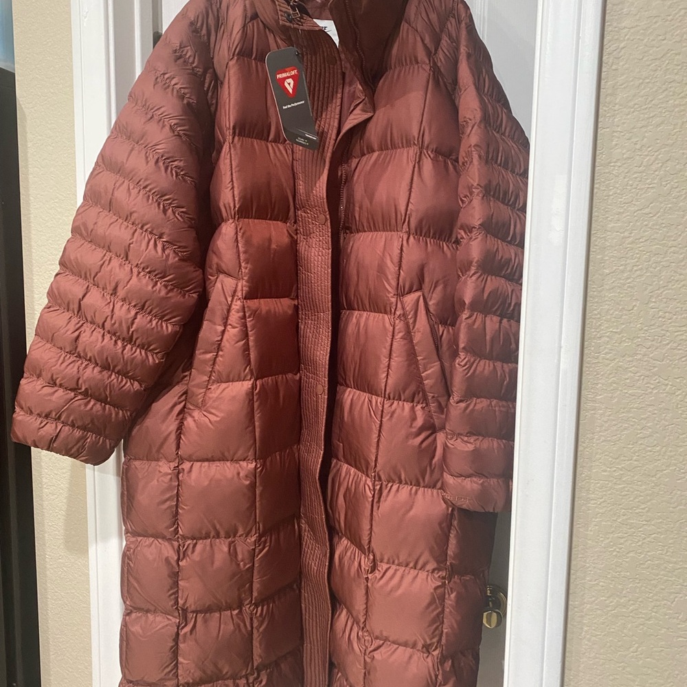 Nike Women's Puffer Jacket - Rust